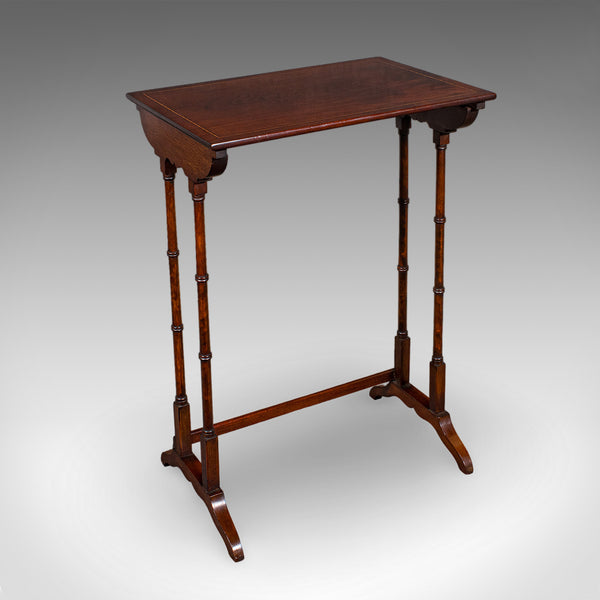 Antique Quartetto of Nesting Tables, English, Set of 4, Occasional, Edwardian