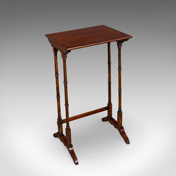 Antique Quartetto of Nesting Tables, English, Set of 4, Occasional, Edwardian