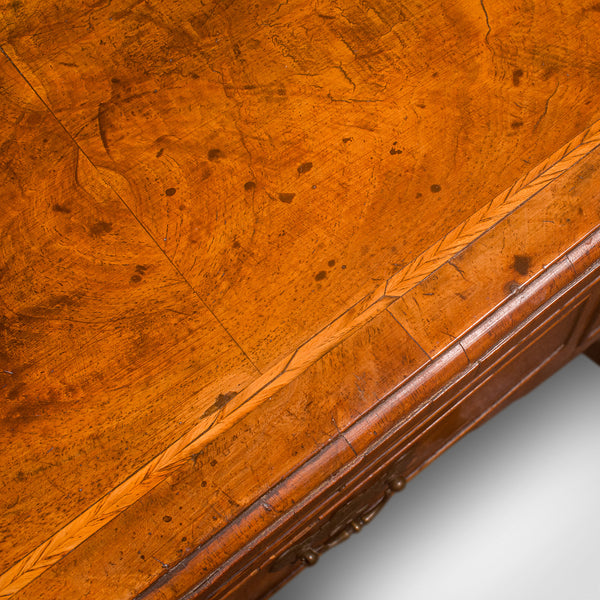 Antique Lowboy, English, Walnut, Correspondence, Scholar's Table, Georgian, 1760
