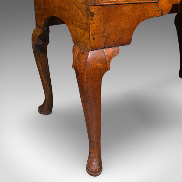 Antique Lowboy, English, Walnut, Correspondence, Scholar's Table, Georgian, 1760