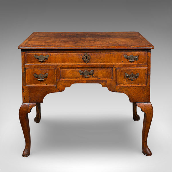 Antique Lowboy, English, Walnut, Correspondence, Scholar's Table, Georgian, 1760