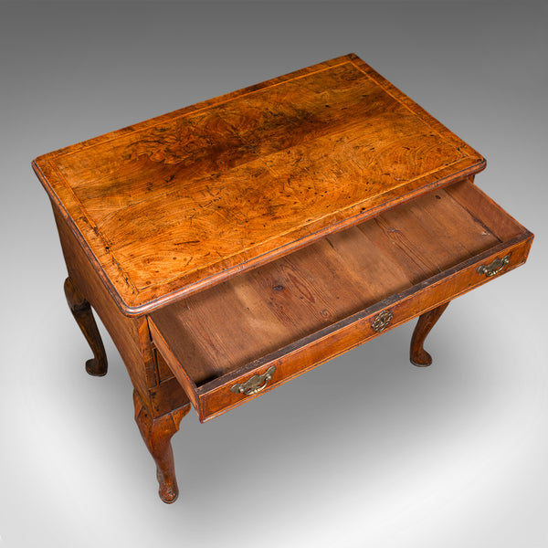 Antique Lowboy, English, Walnut, Correspondence, Scholar's Table, Georgian, 1760