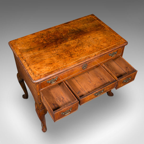 Antique Lowboy, English, Walnut, Correspondence, Scholar's Table, Georgian, 1760