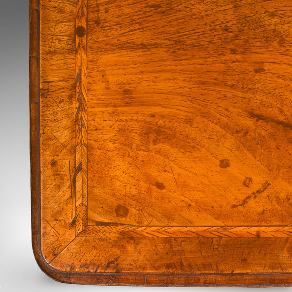 Antique Lowboy, English, Walnut, Correspondence, Scholar's Table, Georgian, 1760