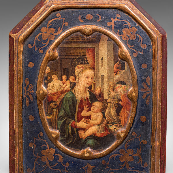 Pair of Small Vintage Renaissance Revival Bookends, Italian, Novel Rest, C.1960