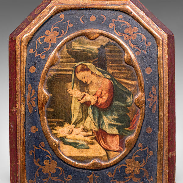 Pair of Small Vintage Renaissance Revival Bookends, Italian, Novel Rest, C.1960