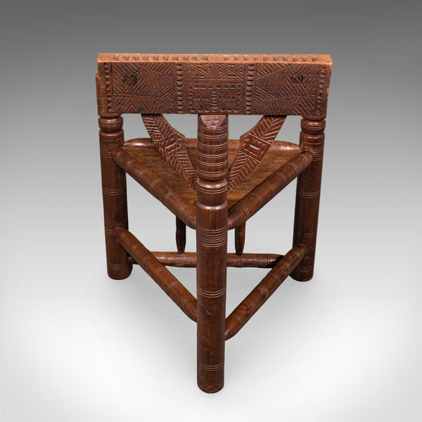 Antique Turner's Armchair, English, Old Saxon Chair, Oak, Elbow Seat, Victorian