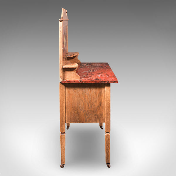 Antique Washstand, English, Pine, Dressing Table, Country House, Edwardian, 1910