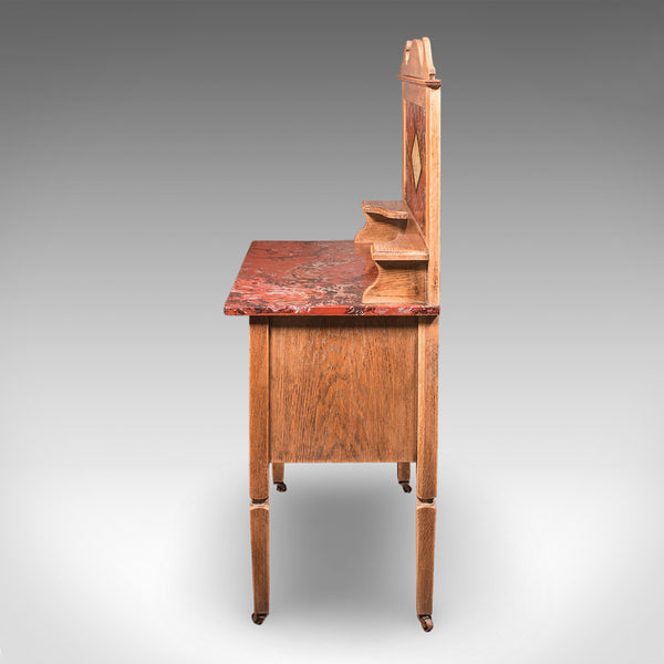 Antique Washstand, English, Pine, Dressing Table, Country House, Edwardian, 1910