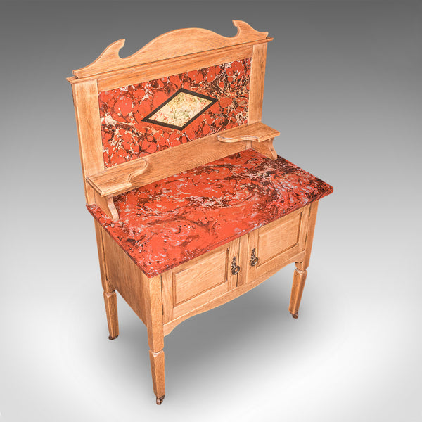 Antique Washstand, English, Pine, Dressing Table, Country House, Edwardian, 1910