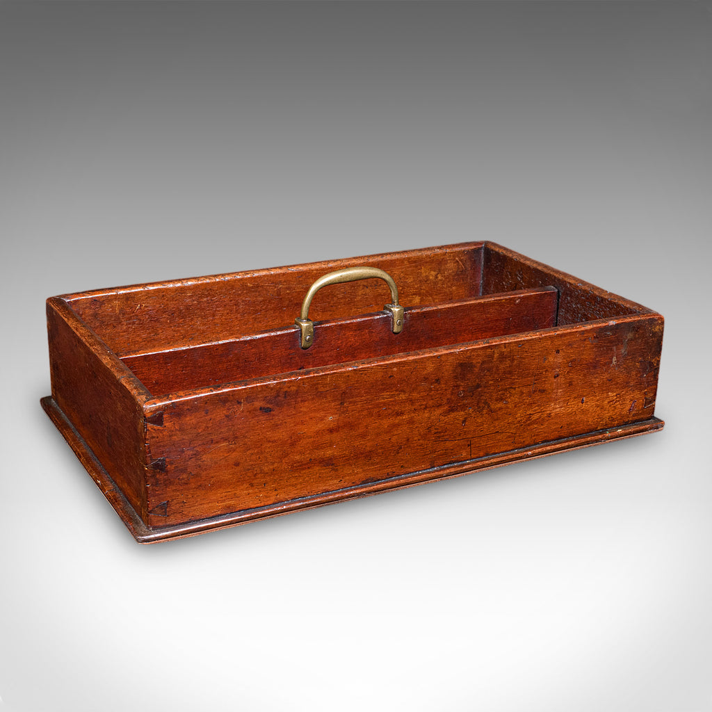 Antique Butler's Work Box, English, Country House Tool Carry, Georgian, C.1790