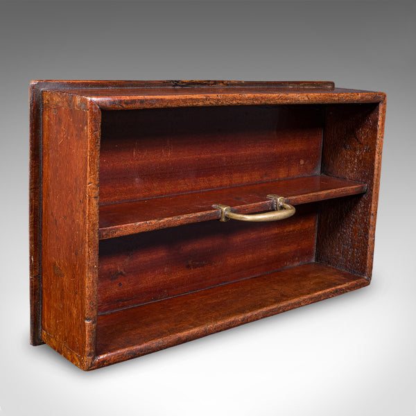 Antique Butler's Work Box, English, Country House Tool Carry, Georgian, C.1790