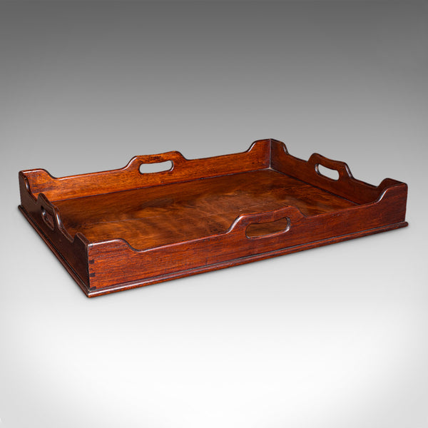 Antique Silver Presentation Tray Table, English, Side, Afternoon Tea, Victorian