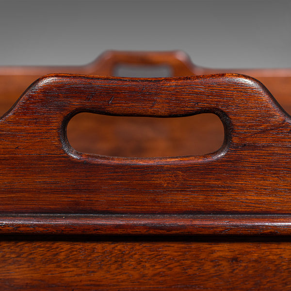 Antique Silver Presentation Tray Table, English, Side, Afternoon Tea, Victorian