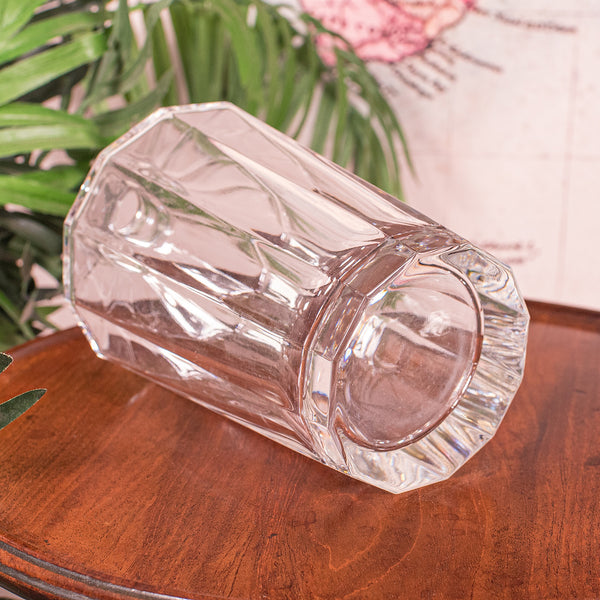 Vintage Brandy Decanter, English, Glass, Spirit Bottle, Art Deco, Mid Century