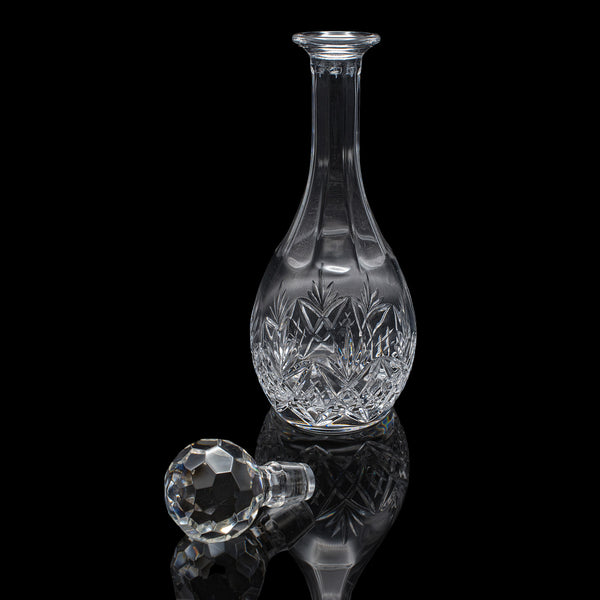 Pair of Vintage Spirit Decanters, English, Cut Glass, Liqueur Bottle, Port, Gin
