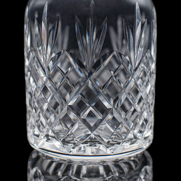 Vintage Sherry Decanter, English, Cut Glass, Spirit Bottle, Liqueur, Port, Gin