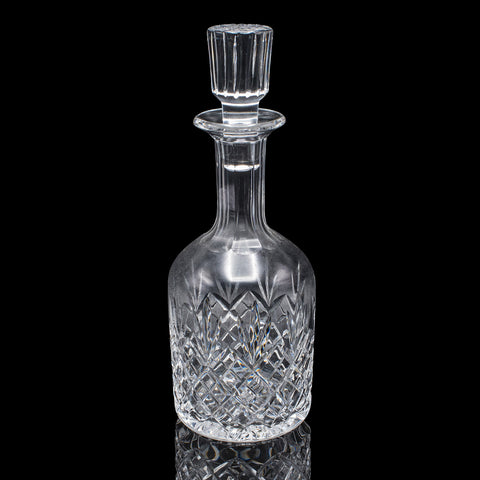Vintage Sherry Decanter, English, Cut Glass, Spirit Bottle, Liqueur, Port, Gin