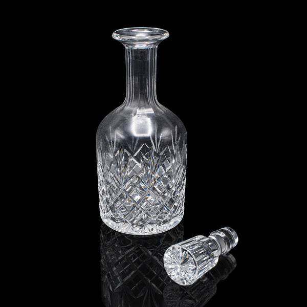 Vintage Sherry Decanter, English, Cut Glass, Spirit Bottle, Liqueur, Port, Gin