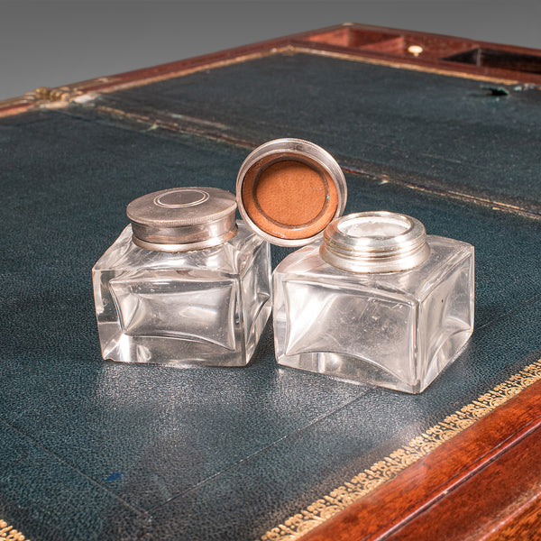 Antique Correspondence Box, Irish, Walnut, Writing Slope, Austin, William IV