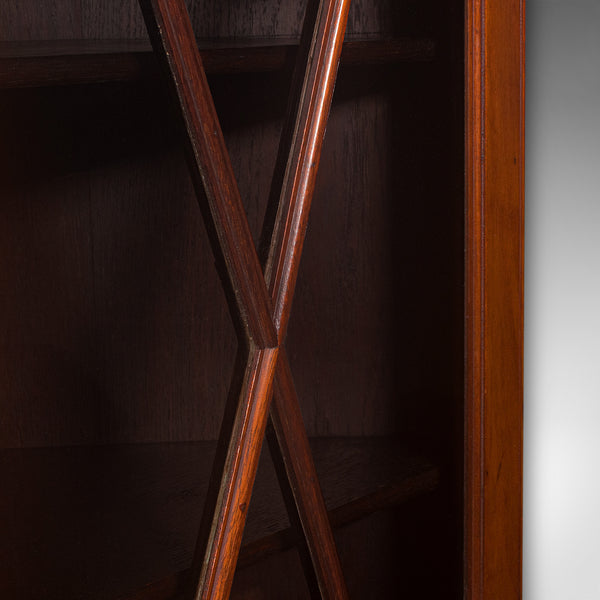 Small Antique Glazed Corner Cupboard, English, Wall Display Cabinet, Edwardian - London Fine Antiques