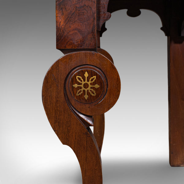 Tall Antique Display Cabinet, English, Glazed Bookcase On Stand, Regency, C.1820