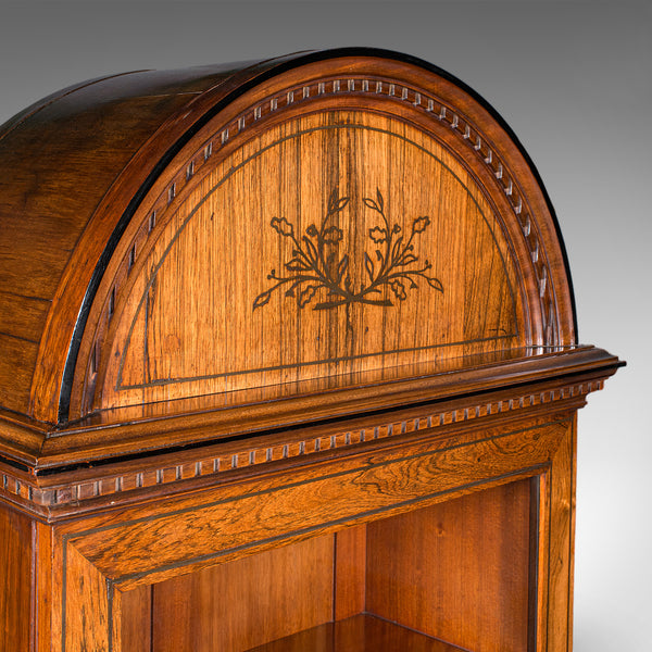 Tall Antique Display Cabinet, English, Glazed Bookcase On Stand, Regency, C.1820