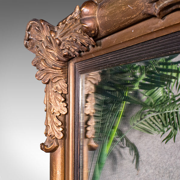 Antique Regency Overmantle Mirror, English, Giltwood, Neoclassical, Circa 1820