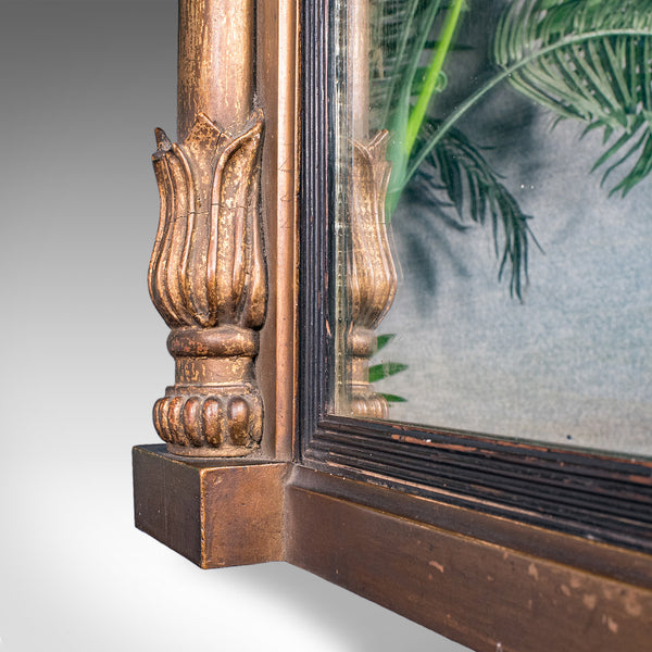 Antique Regency Overmantle Mirror, English, Giltwood, Neoclassical, Circa 1820