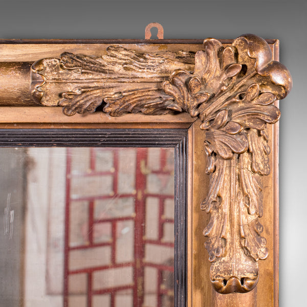 Antique Regency Overmantle Mirror, English, Giltwood, Neoclassical, Circa 1820