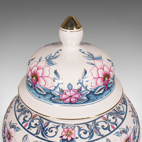 Pair of Large Vintage Display Vases, Italian, Ceramic, Baluster Urn, Circa 1980