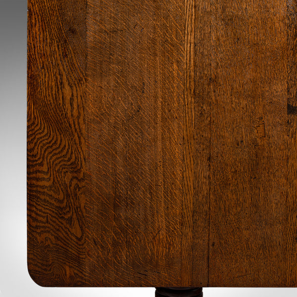 Antique Parlour Drinking Table, Scottish Oak, Tilt Top, Country House, Victorian