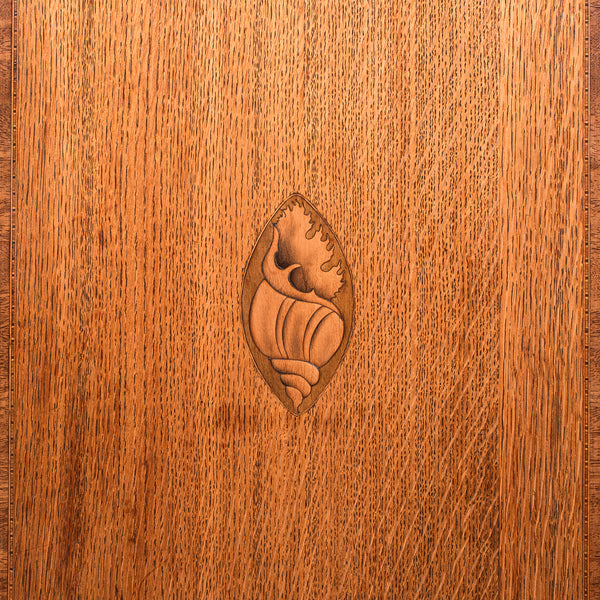 Antique Mounted Corner Cabinet, English, Oak, Wall Cupboard, Georgian, C.1780