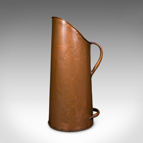 Antique Cornish Coal Shaker, English, Copper, Fireside, Umbrella Hoop, Victorian