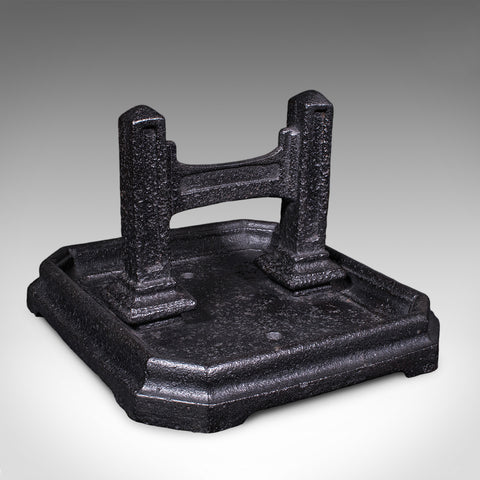 Antique Boot Scraper & Pull, English Cast Iron, Entrance Shoe Cleaner, Victorian