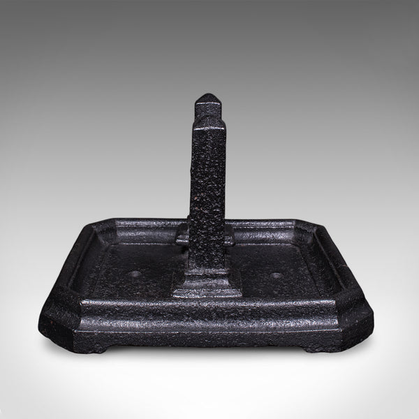 Antique Boot Scraper & Pull, English Cast Iron, Entrance Shoe Cleaner, Victorian