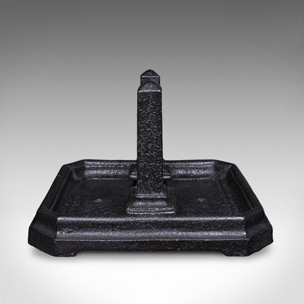 Antique Boot Scraper & Pull, English Cast Iron, Entrance Shoe Cleaner, Victorian