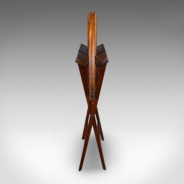 Antique Kitchen Garden Table, English, Folding, Coaching, Occasional, Victorian