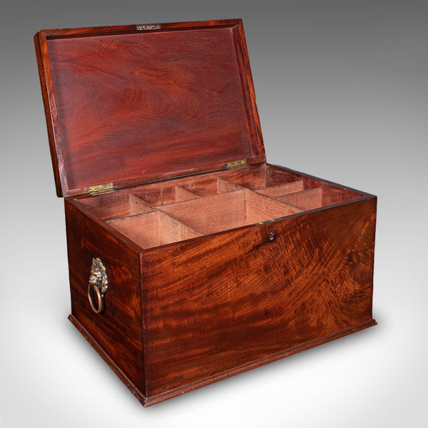Antique Hunting Day Cellarette, Irish, Wine Storage Box, Gillingtons, Regency