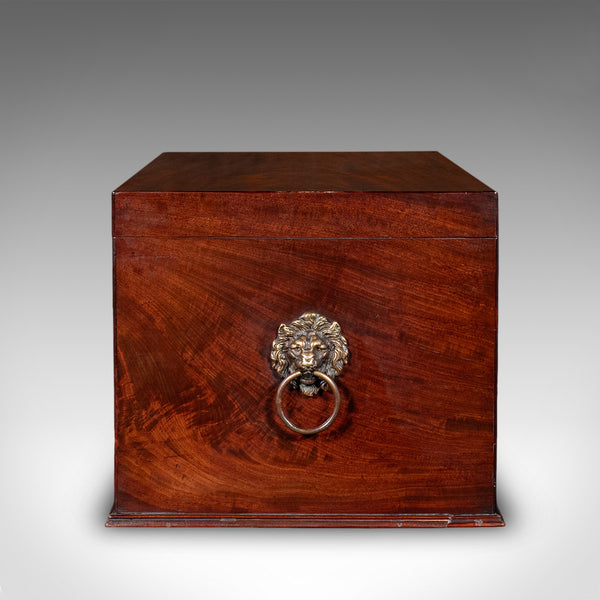 Antique Hunting Day Cellarette, Irish, Wine Storage Box, Gillingtons, Regency