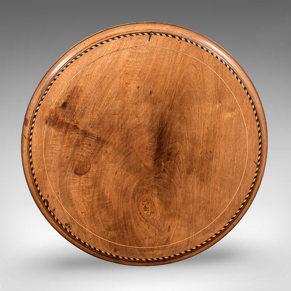 Antique Cellarette, English, Walnut Wine Cooler Stand, Side Table, Regency, 1820