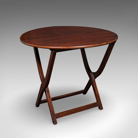 Antique Garden Party Serving Table, English, Folding, Lounge, Veranda, Victorian