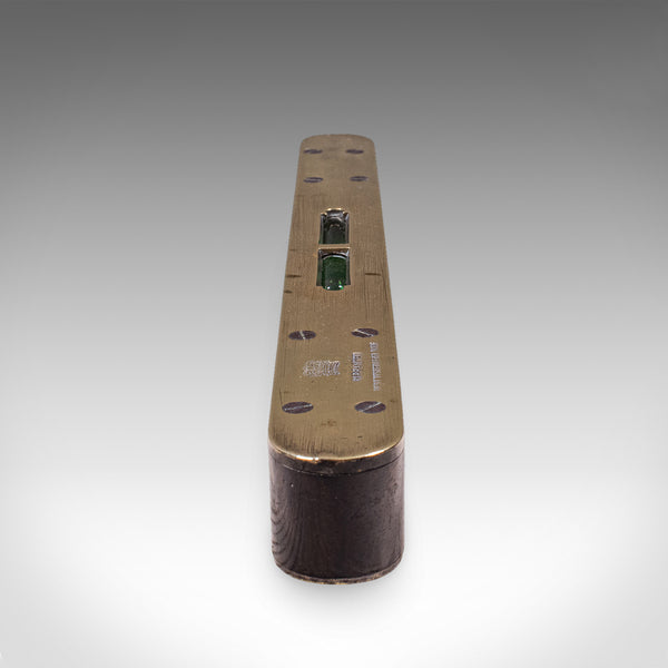 Antique Boat Builder's Spirit Level, English, Tradesman's Instrument, Edwardian