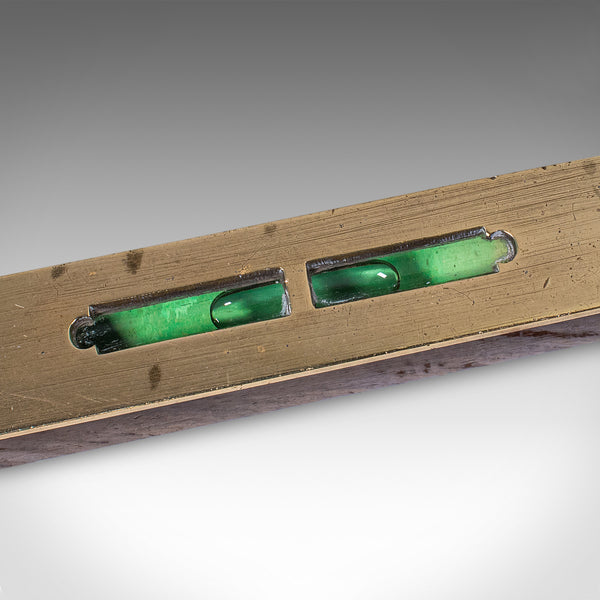 Antique Boat Builder's Spirit Level, English, Tradesman's Instrument, Edwardian