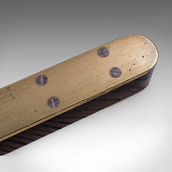 Antique Boat Builder's Spirit Level, English, Tradesman's Instrument, Edwardian
