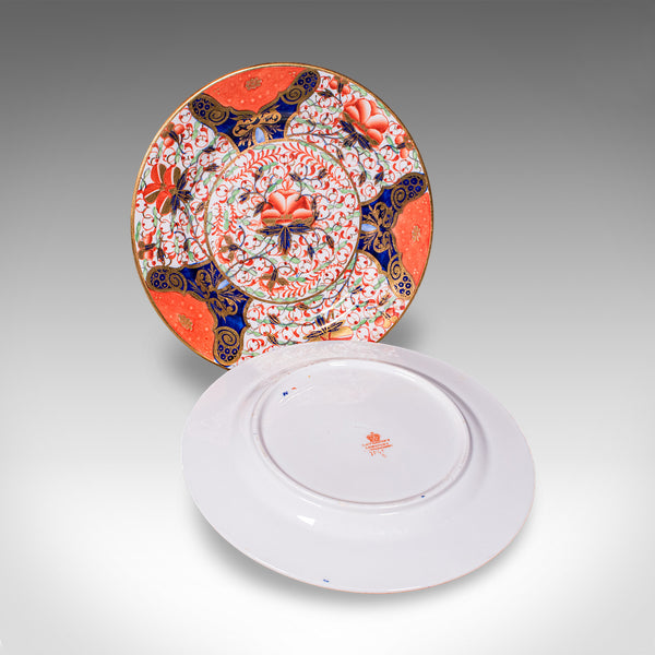 Antique 10 Person Afternoon Tea Service, English, Cup, Saucer, Bowl, Victorian