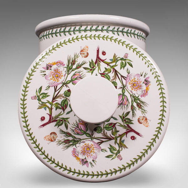 Vintage Bread Crock, English, Ceramic Kitchen Storage Jar, Flour, Biscuit Barrel