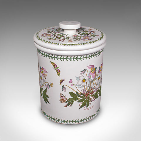 Vintage Bread Crock, English, Ceramic Kitchen Storage Jar, Flour, Biscuit Barrel