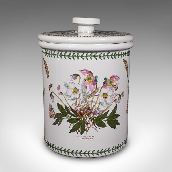 Vintage Bread Crock, English, Ceramic Kitchen Storage Jar, Flour, Biscuit Barrel