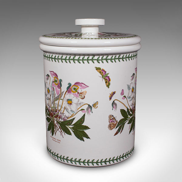 Vintage Bread Crock, English, Ceramic Kitchen Storage Jar, Flour, Biscuit Barrel
